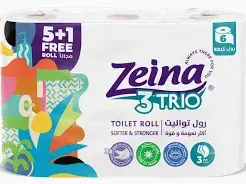 تواليت زينة 6 بكرة مضغوط